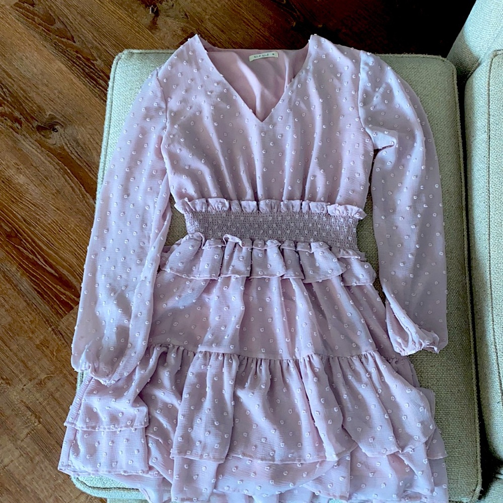 Small laced pastel purple dress, worn twice